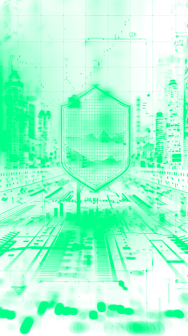 Cidade com prédios em neon